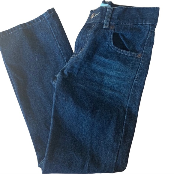 LEVI’S 514 Slim Straight Leg Boys Dark Wash Jeans Size 10 - Picture 10 of 14